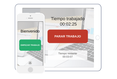 Fichar desde móvil, el ordenador o la web. Con o sin instalar ninguna app.